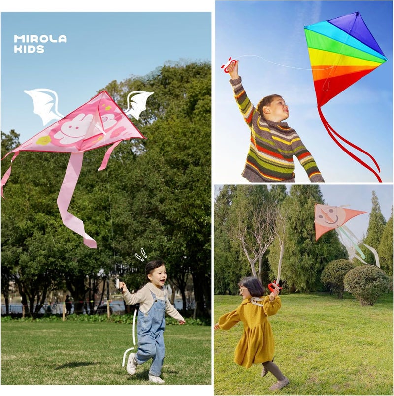 SquEqu 2 Pack Kite String Winder 100 Meter / 40 inch Cord with D Shape Handle Winding Reel Grip Spool Line Board Plate for Flying Kites Outdoor Kids Adults Boys Girls Game - Image 5